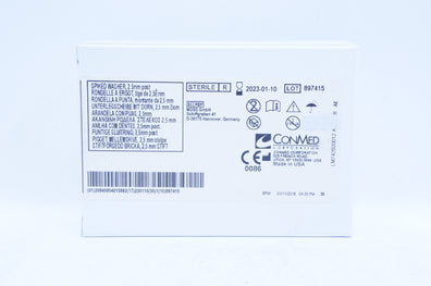ConMed C2632 20mm Spiked Washer 2.5mm Post